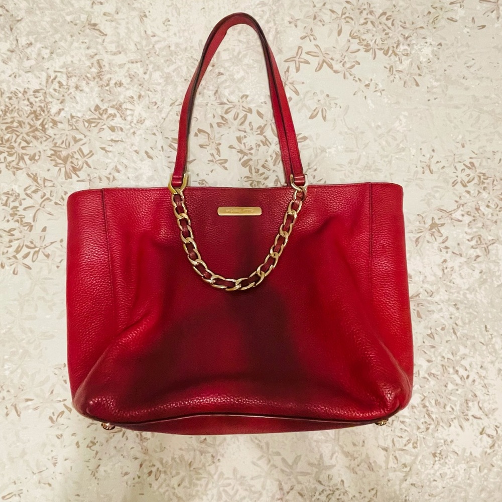 Michael Kors Harper Large East West Tote, Red